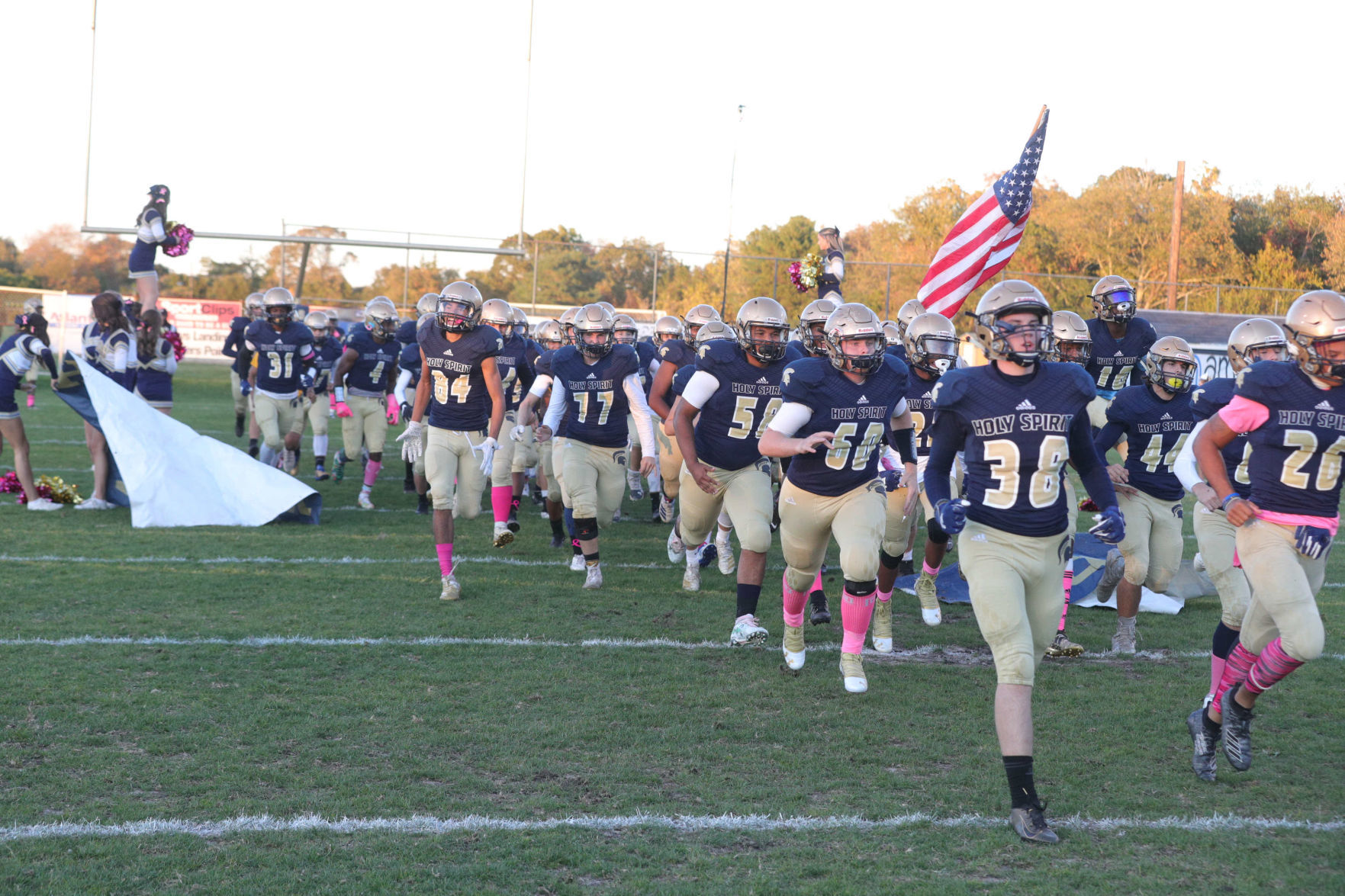St. Augustine Prep vs Holy Spirit football game